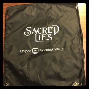 SD Comic Con Sacred Lies FB Watch Drawstring Bag